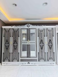 نجارة عراقية • ٨ قطع • سرير ٢٠٠×١٦٠