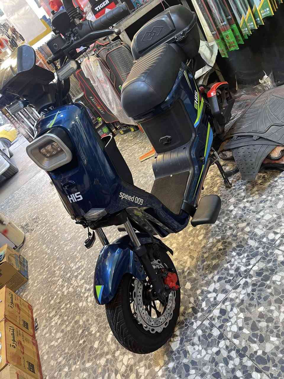 دراجه شحن شركه His R10موديل حديث نضام 4نمر سرعه 75نضام بك مزوده بنشرات ترحيب بطاريات ليثيوم قبل اسبوع شاد بطاريات ليثيوم السعر 750وبيها مجال بسيط مكاني الغزاليه 
***********
