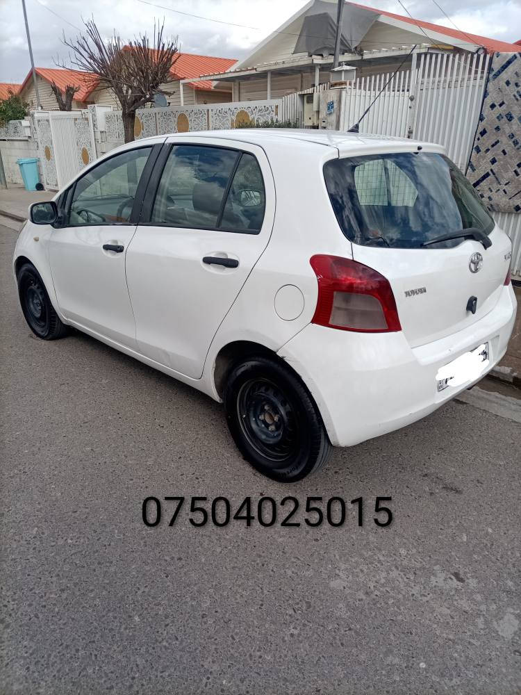 یارس مۆدیل 2008 سپی بەفری بەبێ کاڵبونەوە بێ تەزرە چوار پارچەی بۆیاغە بێ داخیلی  پێش و پشتی کەپسە بێ ئێرباگ ڕەقەم نوێ 79 معامەلە *********** أربيل, العراق
