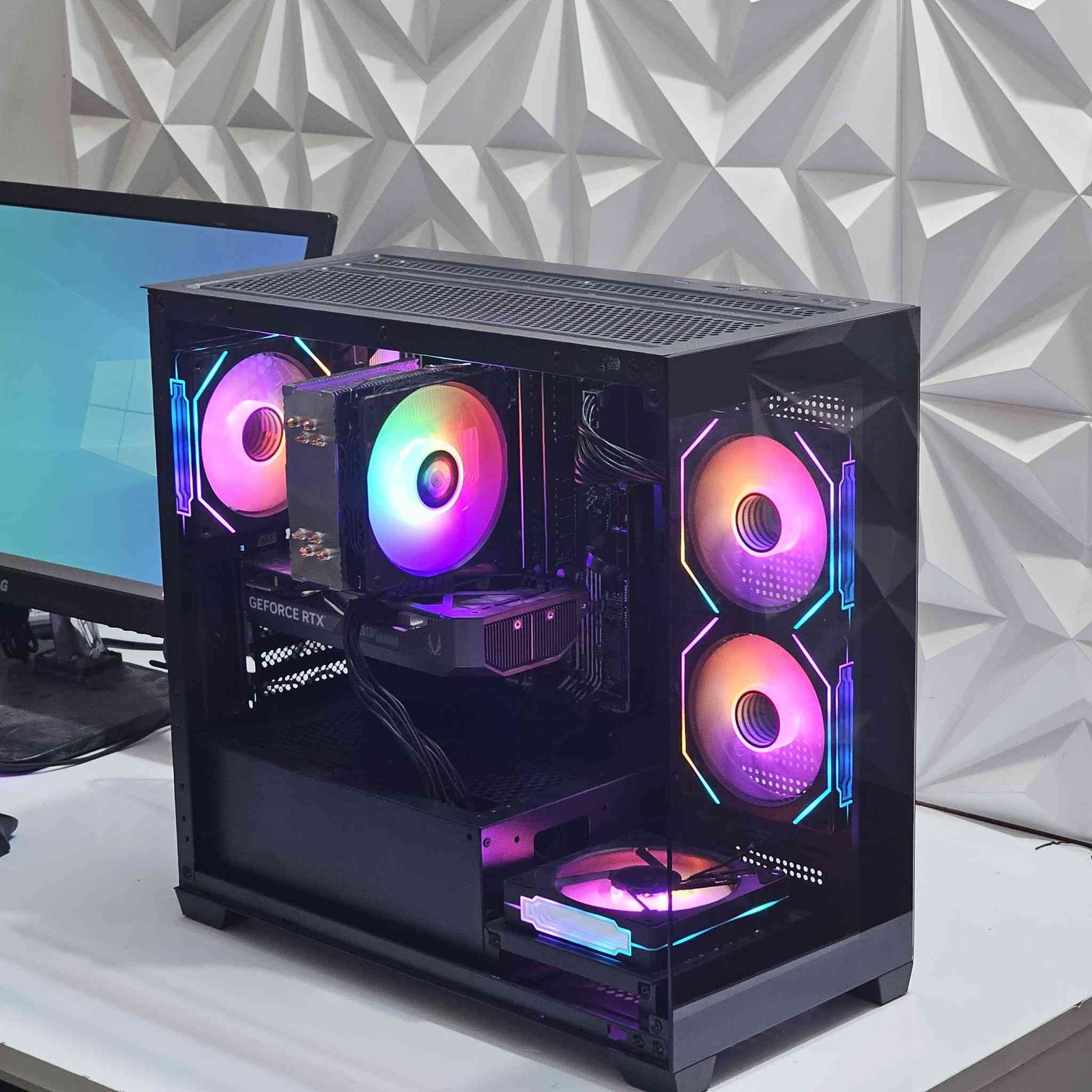 السلام عليكم ❤️
توفرت تجميعة تحفة مرتبة المواصفات  :

CPU : I5 11400F 4.4GHZ
6Cores / 12Thread 

 Cooler 120ML RGB With Box

M.B : B560M Asus Prime-A Wifi 

RTX 5050 Zotac Twins Edge OC 8GB With 
Box
كرت ممتاز وقوي وبعد بيه الDLSS 4 ⚡️✨️

Ram 16GB DDR4 (2×8) 3200MHZ
 
Storage :  M.2 NVME 512GB 
 
PSU 600W Xigmatek odin With Box

Case + 4FANS RGB Aigo 

نظافتها كلش عالية والكارت بعده بالستيكر 

تشغلك أي لعبة وبفريمات حلوة (تجربة سلسلة)

السعر 940 ألف قفل غير قابل للنقاش ✨️

للحجز مراسلة الصفحة ❤️

متوفر توصيل لجميع المحافظات ❤️


**إذا كنت صاحب هذا الإعلان وتريد حذفه لأي سبب، رجاءا أرسل رسالة إلى الدعم الفني**