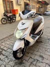 دراجه سكنس فحل لد ياباني جديده مال رمبه مديل 2016 نوزل خطين قبق نفخ ست...