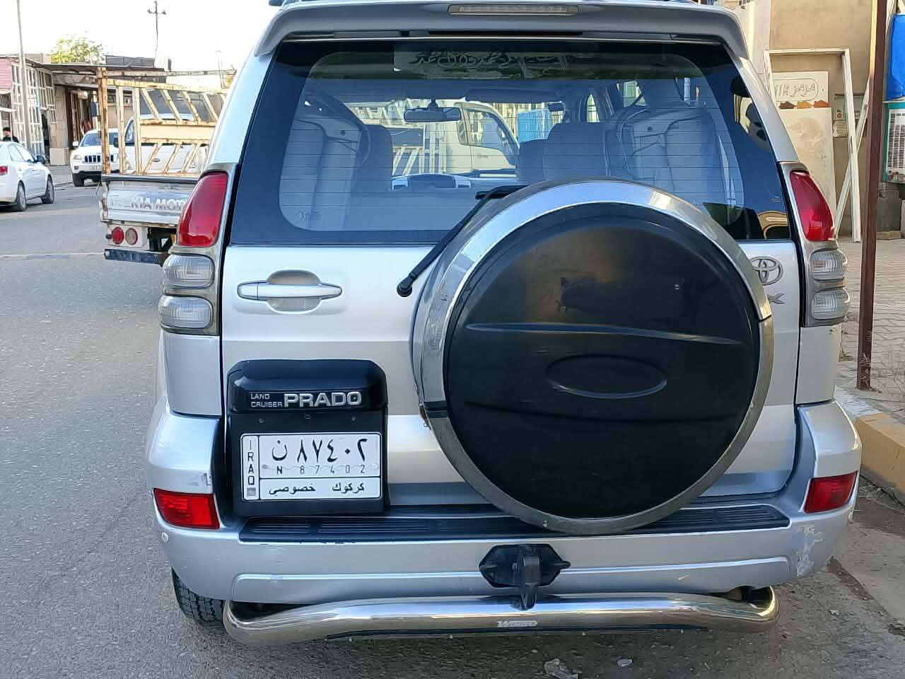 السلام عليكم للبيع برادو 2007 ستة سلندر 6V ديل تانكي فول مواصفات vx فتحة سقف بعد هواي بيه مواصفات كير محرك بشرط تايرات جدد رقم كركوك مشروع وطني ما بيه جرح حدادية كاملة داخل نضيف مكفولة من الصبغ فقط بارد بالصندوق السعر 180 بيه مجال للاستفشار *********** مكلف بلنشر
