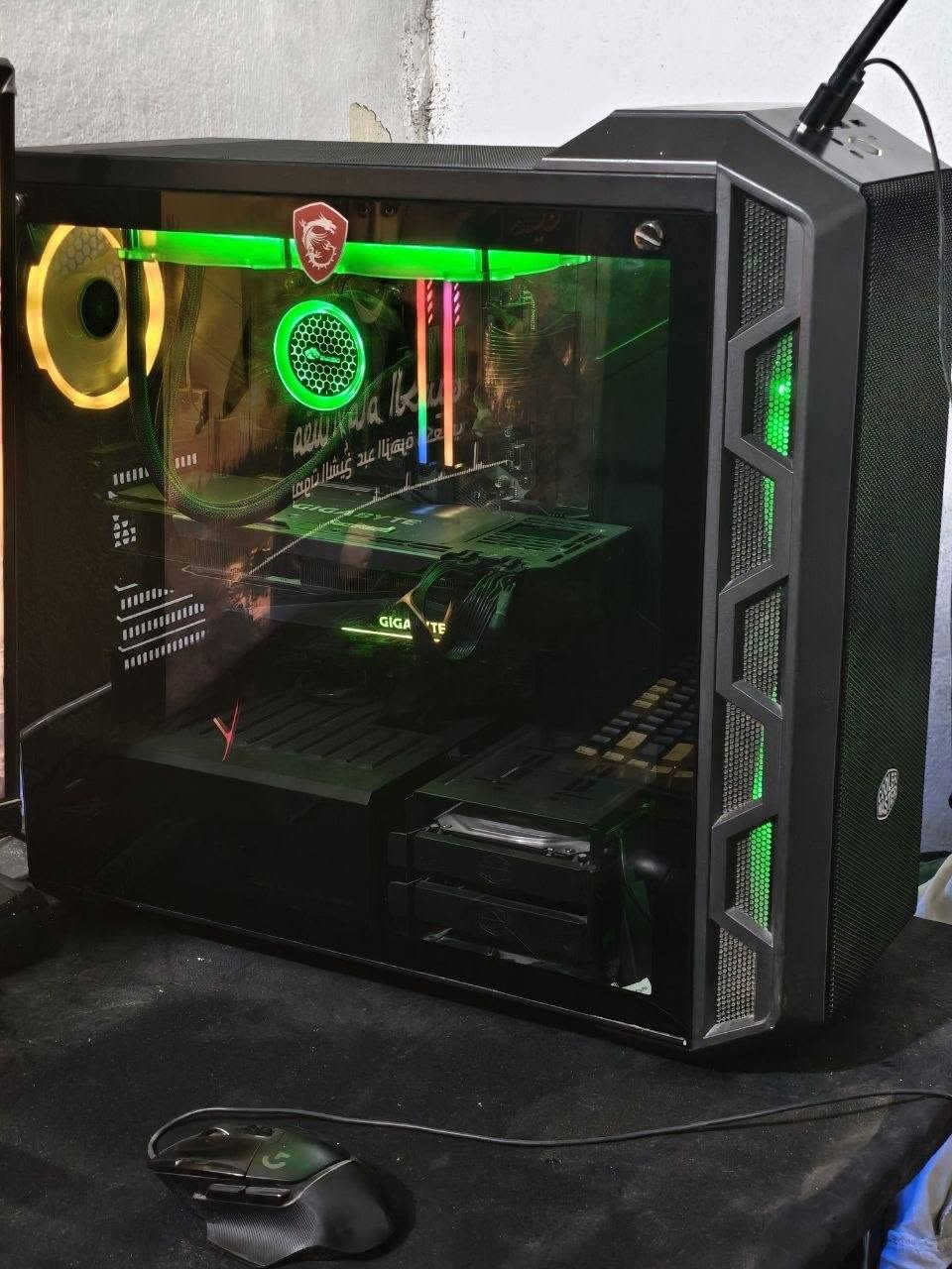 من رخصة الادمن...
سيت اب pc كامل للبيع المواصفات/
المعالج/i7 10700k
كرت الشاشة/rtx 3080 gigabyte oc
المذر بورد/msi z490_A pro
الرامات/8*2 سرعتهن 3600 من ماركة فيوري
m.2/واحد تيرة من ماركة xpg سرعتة كلش عالية
الهاردات/hdd 2tb وسترن ديجيتال
البور سبلاي/gigabyte الاوروس 850W gold
المبرد/نسيت الماركة مالتة بس280mm
الكيس/كولر ماستر h500 المش Argb

الشاشة/Samsung 2k 144hz حجم 27انج 1ملي سكند va

الماوس/لوجينك G502X رايدة ب50الف وحدة
الكيبورد/ريد دراگون k649 ريد سوچ رايدة ب50الف وحدة

هذي المواصفات گدامكم رايدهن شلعة وحدة الكيس و الشاشة و الاكسسوارات رايدهن 1650ألف وبيهة مجال كلش بسيط للشراي مع العلم اغلب القطع الكراتين و العلب موجودة مكاني بغداد جسر ديالى
رقمي/***********
ما ابيع قطع😑
