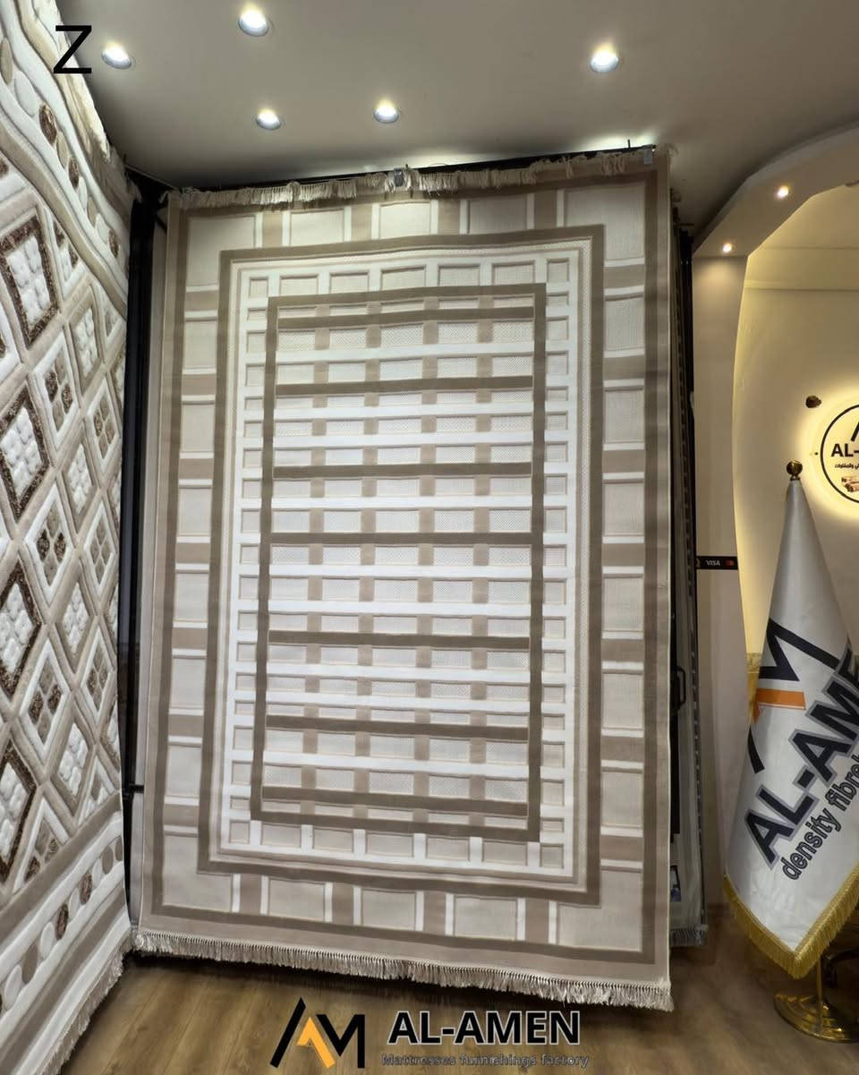 🔥 سجاد منسوج بوهيمي التركي 🔥
استيراد خاص لمفروشات الأمين 🌿
كوالتي عالي + ضمان 💯

📏 القياسات والأسعار:
2×3 = 55 ألف
3×4 = 120 ألف
3×5 = 150 ألف
2.5×3.5 = 85 ألف
1.5×2.3 = 30 ألف
1×1.5 = 15 ألف
50×80 = 5 الف

متوفر خدمة توصيل كل محافظات العراق ب5 الف دينار 
__________________________________

لتأثيث وفرش منزلك باحدات الموديلات وارقى الخامات 

تابع صفحاتنا على مواقع تواصل الاجتماعي لنساعدك بالوصول الى الارتقاء المعيشي❤️

‏https://linktr.ee/AL.AMEN
_______________________________
للطلب والاستفسار 
راسل صفحه او اتصل باحد الارقام تاليه

للمفرد ‭***********‬

للجمله ***********

او يمكنكم زيارة موقعنا الكائن خانقين-قرب مدرسة جرير -معمل الاسفنج 📍

#مجموعة_الامين #بغدا  #بغداد_بصرة_موصل_الكويت_الخليج_دبي_الامارات_السعودية_العراق_حلوات_لبنان_سوريا_فلسطين #بغداد_بصرة_موصل_الكويت_الخليج_دبي_الأمارات_السعودية_العراق_حلوات_لبنان_سوريا_فلسطين #بغداد_بصرة_موصل_الكويت_الخليج_دبي_الامارات_السعودية_العراق_حلوات_لبنان_سوريا_فلسطيند
