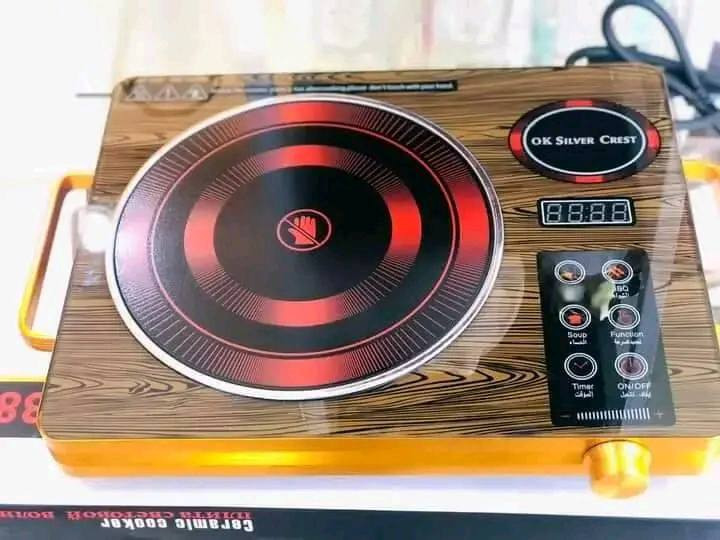 طباخ ليزري كهرباء ماركه درجه حرار {50000W}رجع تكرر بسعر 20 الف
يعمل بجودة وكفائة عالية واحدة تحكم بالمس يعمل جميع الكدور والطاوات 
. المميزات. واحدة تحكم تعمل بواسظة اللمس. مؤقت بشاشة.
 مؤقت يمكن ضبطه لمدة 3 ساعات
توصيل داخل تلعفر مجاني ‏‪***********‬‏للحجز
