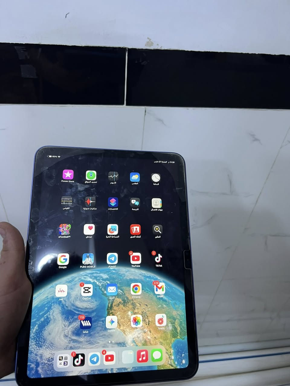 ايباد 10 
 ذاكره 64 

السعر 325
مكاني نجف خلف ملعب النجف الجديد


**إذا كنت صاحب هذا الإعلان وتريد حذفه لأي سبب، رجاءا أرسل رسالة إلى الدعم الفني**