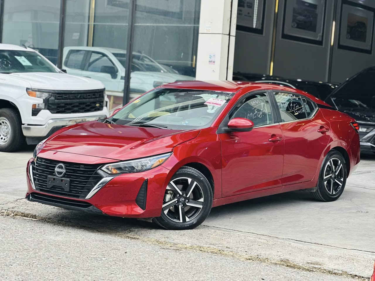 السلام عليكم
نيسان سنترا موديل : 2024

سعر 130ورقه بدون رقم ( تترقم شمالي )
حجم المحرك : 2.0L ( 4 سلندر )
ماشية 1000 فقط زيرو 

حادث : بابين 
بدون دواخل 💯 
ايرباك بردة

المواصفات : 
‏‎بصمة ابواب 
‏‎بصمة تشغيل 
تشغيل عن بعد
‏‎شاشة كبير‏
اوتو هولد: Auto Hold
اوتو ستارد : Auto Stard 
رادار امامي (تحديد مسار)
‏‎رادار جانبي (نقاط عمياء)
‏‎رادار خلفي (التحذير من الاصطدام)
‏‎حساسات امامي
‏‎حساسات جانبي 
‏‎حساسات خلفي 
نظام : Eco - Normal - Sport
تحكيم ستيرين
ستيرين هيتر
تبريد مركزي
لايتات ليد وعدسة زينون 
بكلايتات LED
ويل كروم

 للاستفسار واتساب ☎️ *********** 

العنوان / اربيل شارع 100 (معرض اربيل كارس)
