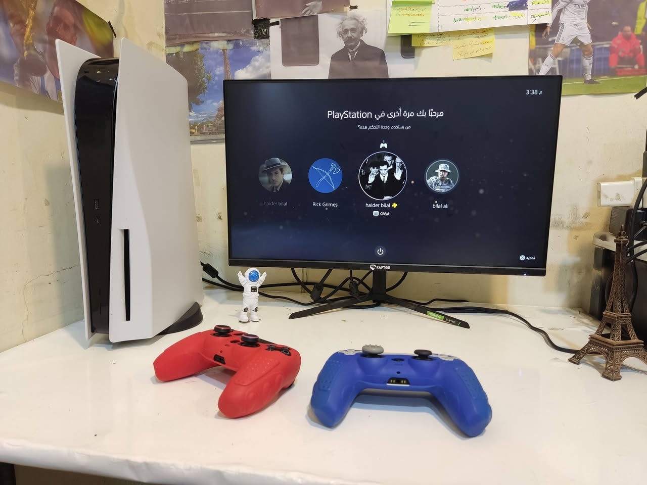 بلي 5 فات الجهاز ونظيف🎊 وكدامك وياه يدة اضافية اصلية 🎮.
البلي طبيعي اون لاين بس حالة حال المهكر بي .
بي حساب مهكر وتكدر تلعب اون لاين شكد ما تريد واشتراك سنة او مدى الحياة.

اهم العابه 😕
Battlefield™ 6 😂
Battlefield™ 1🌟
Battlefield™ V🌟
Battlefield™ 2042 🌟
EA SPORTS™ FIFA 20
EA SPORTS™ FIFA 21
EA SPORTS™ FIFA 22
EA SPORTS™ FIFA 23
EA SPORTS FC™ 24 نسخه الالتمت
EA SPORTS FC™ 25 نسخه الالتمت
God of War® III Remastered 
God of war 4
God of War® ragnarok
ARK: Survival Evolved
Call of duty Black ops 6
Call of Duty®: Black Ops Cold War
Call of Duty®: Black Ops 4
Call of Duty®: Black Ops III اعلى نسخه
call of duty modern warfare III
Marvel's Spider-Man: Miles Morales
Marvel's Spider-Man 1
Marvel's Spider-Man 2
NBA 2K16
NBA 2K25
The Forest
Holdfast: Nations At War جديده
Minecraft
The Last of Us™ Remastered
The Last of Us™ part I
The Last of Us™ part II
WWE 2K23
Grand Theft Auto V
HITMAN™
HITMAN™ 2
 
وطبعا بي بلص  فاخر
ولا ننسى طبعاً بفضل بلص عندك مكتبه .
وياه قرص قراند .

ركز🧲🧲🧲يعني اذا اشتريته تخلص من سالفة الاشتراكات اشتراك فاخر ومدى الحياة والالعاب مليانة

سعر الجهاز 750الف.تواصل ***********
