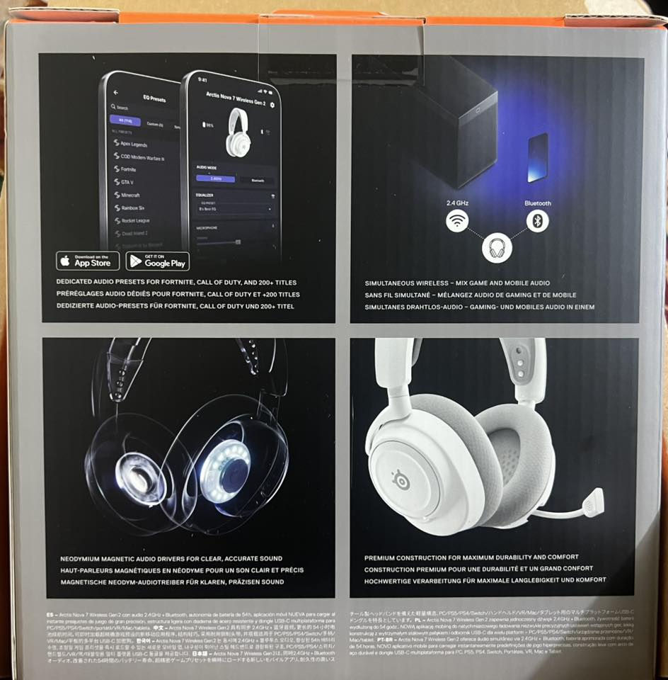 SteelSeries Arctis Nova 7 Wireless Gen 2

نسخة pc 💻
لون ابيض🤍
جديدة بالكارتونة ✅
سعرهة بالمواقع والبيجات اكثر من 300 ❌
 يمي سعرهة 285 الف✅

ملاحظة :السماعة مشحونة من امريكا من موقع الاصلي للشركة وكل تفاصيل الشحن عندي

عندي توصيل او تسليم وجه لوجه داخل بغداد الرصافة ✅


**إذا كنت صاحب هذا الإعلان وتريد حذفه لأي سبب، رجاءا أرسل رسالة إلى الدعم الفني**