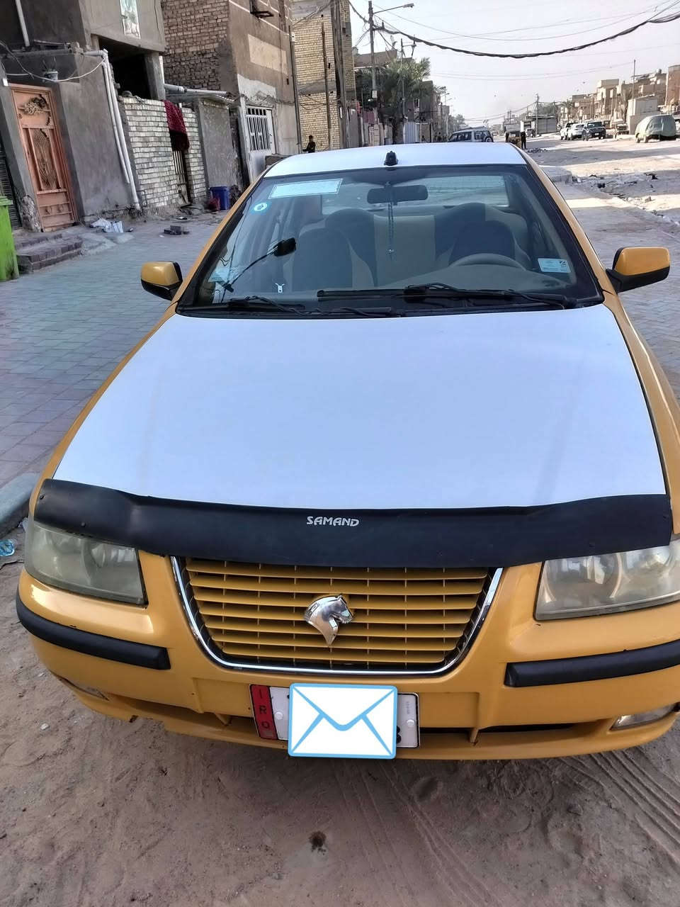 السلام عليكم سياره سمند للبيع2012 مصفره من كلشي هيئه وغرامات رقم انلكيزي السعر 40 المكان بغداد مدينه الصدر رقم الهاتف ***********
