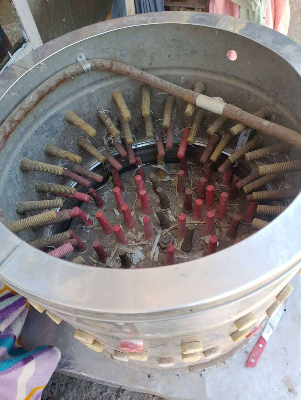 سلام عليكم مصلايه مال دجاح كامله صابه جديه مكان بغداد نهروان سعر 175 بيه مجال حك جيه رقم***********
