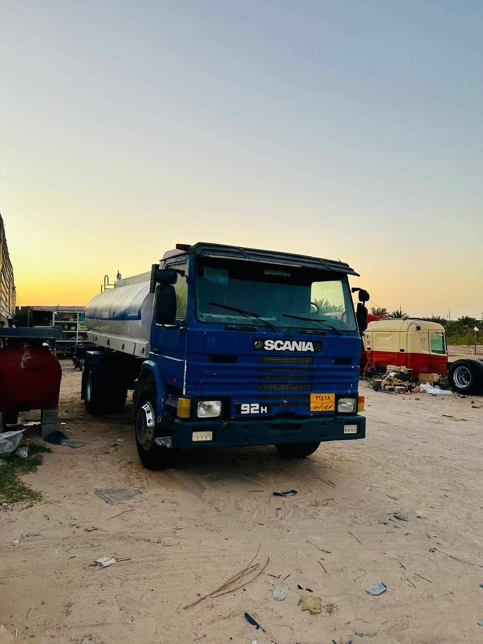 سلام عليكم
سكانيا تنكر ماء 15 طن جاهزه للشغل رقك شمالي مكينه ست روس 5 كير نص دكمه السعر 95 ورقه

للستفسار
***********
