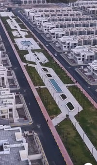 احد اعمال مكتب زيد الهندسي تنفيذ لاند سكيب لحدائق في مجمع سكني ‏للاستف...