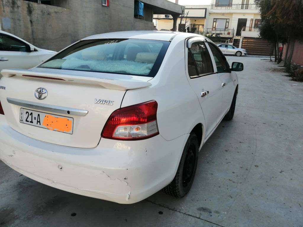 Toyota Yaris 
تۆیۆتا یارس
مۆدێل/2009
گێڕ عادی 
ڕەقەم سلێمانی 
سەنەوی نوێ تا 2031
3 شوێنی بچووک (کارت) ە

نرخ/90$
بۆ پەیوەندی / ***********

