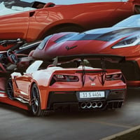 للبيع كورفت C7 Z51 او مراوس مع جارجر  موديل 14 ماشيه 47 كيلو  فول مواص...