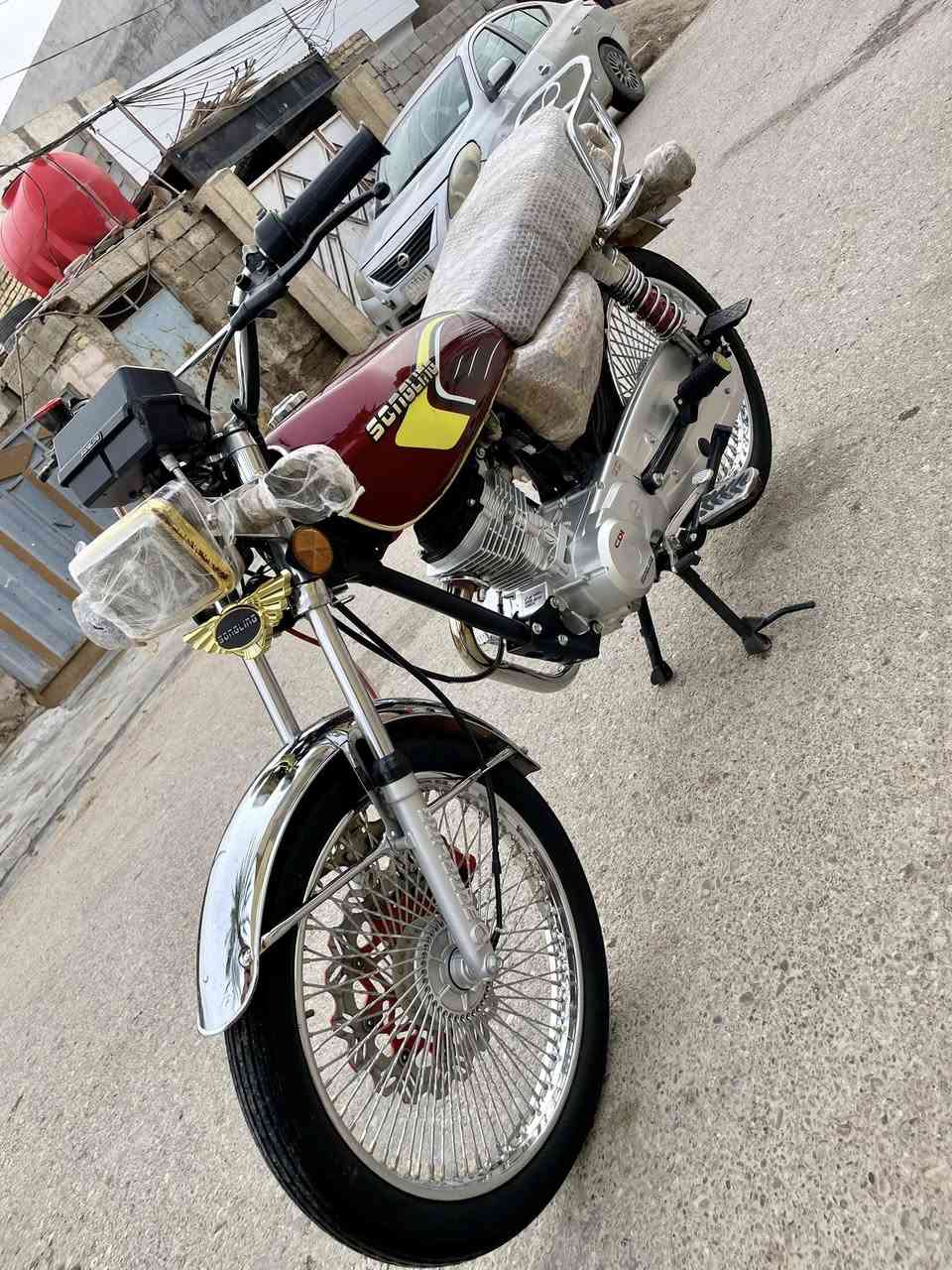 السلام عليكم
دراجة تايكر 2025 كفالة وكلهة شغالة  دراجة بعدهة جديدة واحلى من صور اوراقهة اصولية وكاملة سعر 675 وبية مجال 
ديالى بلدروز ***********
