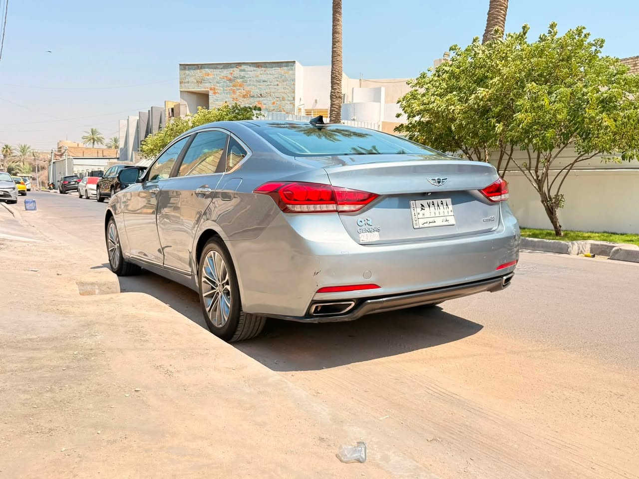 السلام عليكم جنسز g80 2016 للبيع صور حادث بالمنشور بدون ايرباك وبيها صبغ مكانات اثر شخوط ابيع حزام مكينه 6 سلندر 3800 السعر المطلوب 145 وبي مجال بسيط اي اشتفسار *********** مكاني اعظمية بيها نواقص بسيطة تنزل من السعر
