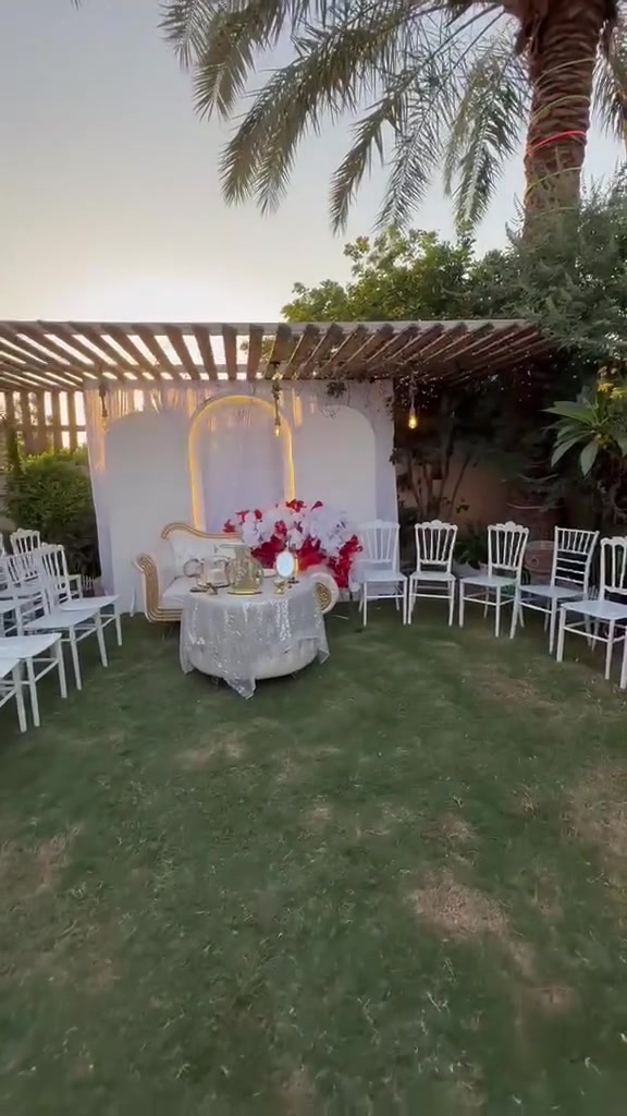 كوشات يقين ✨🤍
كراسي أو طبلات 🪑
لتنضيم الحفلات🎊
 وتاجير جنط العروس 🧳🧳
حنه🌺-مهر💍-خطوبه🎉-توديع عزوبيه 💃_اعياد الميلاد🎂- للحجز مراسله اوالاتصال 
***********
