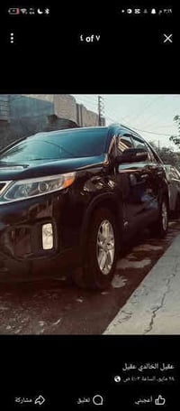 سورنتو امريكي موديل15  محرك 4 سلندر 5 راكب  حادثه جنطه  سياره حلوه دفع...