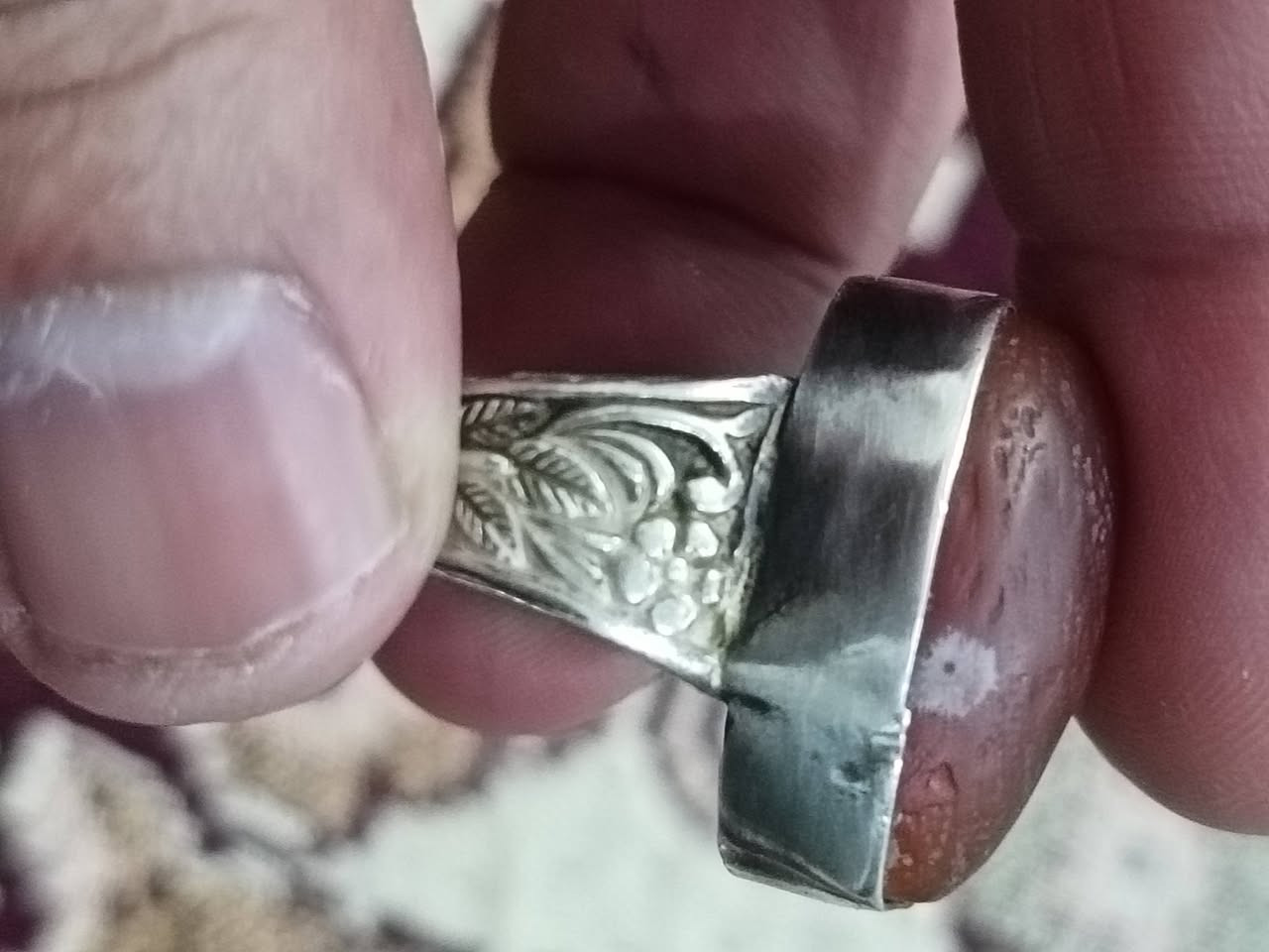 خام طبيعي أصلي عقيق يماني كصبه
صياغة فضه عراقي 
توصيل جميع المحافضات


**إذا كنت صاحب هذا الإعلان وتريد حذفه لأي سبب، رجاءا أرسل رسالة إلى الدعم الفني**