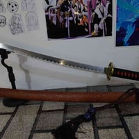 متوفر إلان 🔥✅ سيف كاتانا حديد غير حاد ( قابل للحد)  طول / 103Cm للتواص...