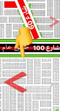 البيع ارض 100 طابو صرف تجاري زنجيل الموقع على شارع 100 المنتجه الى حله...