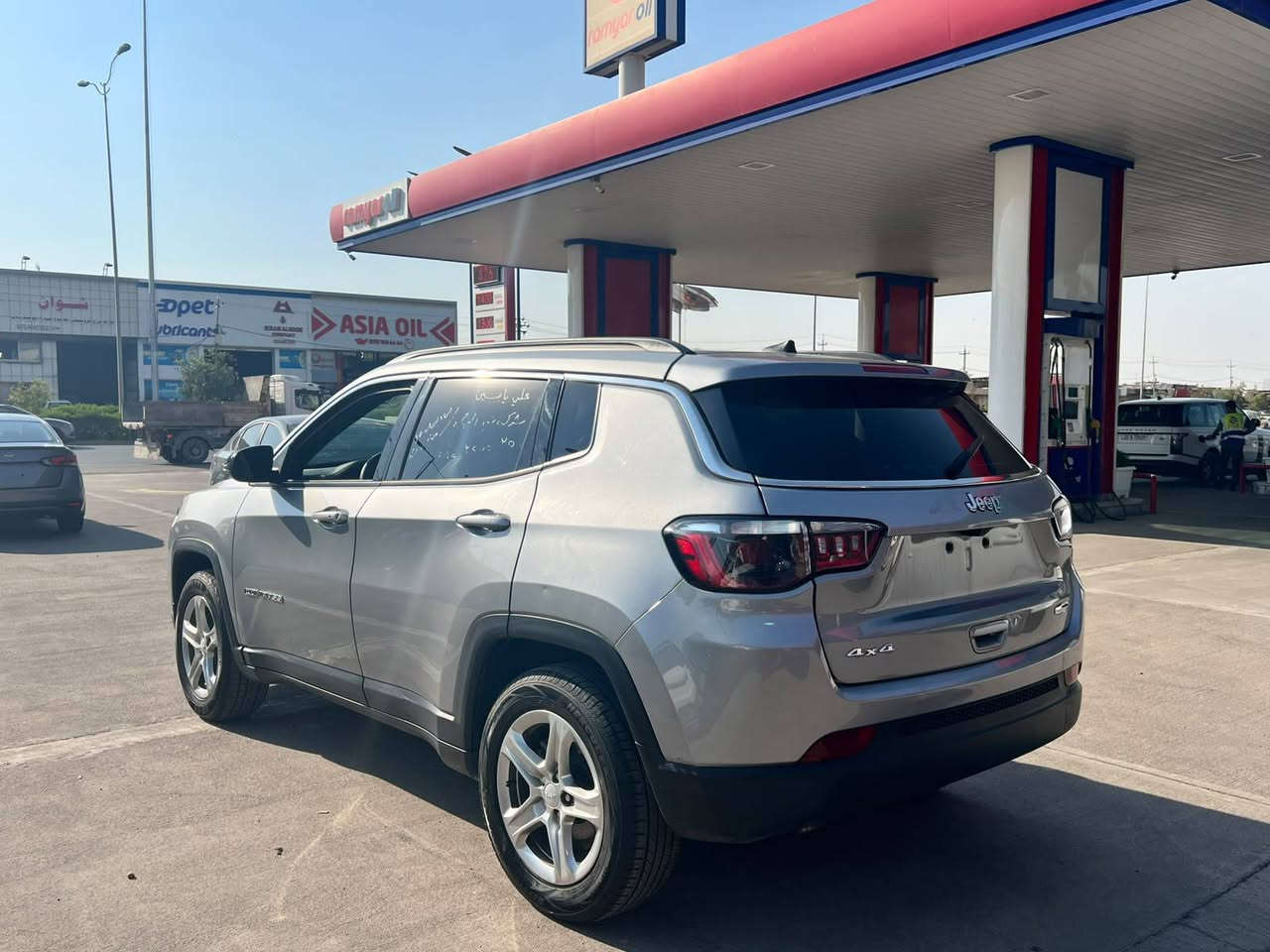 Jeep Compass 2024
لون سلفر 
ماشيه 50 الف ميل
سعر 162 ورقه بدون رقم
حادث سيارة/ ربع بوند فقط صبغ  دواخل مكفوله بدون لغد وبدون شاصي
ايرباك طاك ومرجع سستم شركه 

رقم شاصي   3c4njdbn7rt605622

مواصفات latitude 

بصمه + شغال عن بعد
كشنات جلد 
فور ويل 4×4
تحكمات فول 
تحديد مسار+ قيادة ذاتيه
رادار امامي و جوانب
شاشه ايباد كبير
بريك بصمه 
3 انظمه للقيادة SAND MUD / SNOW /  AUTO
راديترات و ردار و حجر بيئه بلادي شركه 
رقم كاتي تترقم محافظات الاقليم/ اربيل/دهوك/ سليمانيه حلبجه 
مده الترقيم 90 يوم من تاريخ الشراء 
تكلفه الرقم 2360000 دينار كامل مع فحص و هزه مع تبديل جام خلفي اسود
بيع فقط بدون مراوس 
سيارة في اربيل شركه نور البصرة موجوده 
***********
*********** أربيل, العراق
