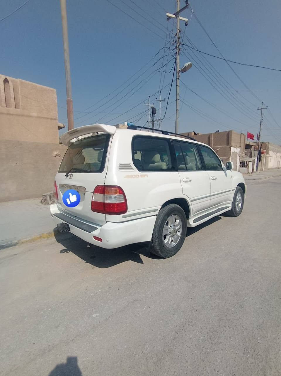سياره للبيع مونيكا لاند كروز موديل  2007 سعر 160 مداور ثاني يوم سنويه 2028 اطارات جديد بيها، 3 قطع صبغ بدون ضرر.  رقم ذي قار للاستفسار ***********
