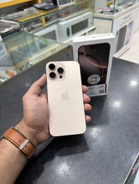 🔺مرحبا شباب ايفوه 16 برو ماكس 256G ➖ملحقاتة كاملة ➖صحة البطارية100 دور...