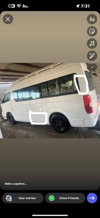 جنبي عالي H2 موديل2017 كير ومحرك واكسن مال هايسه ضربتها مثل الي بالصور...