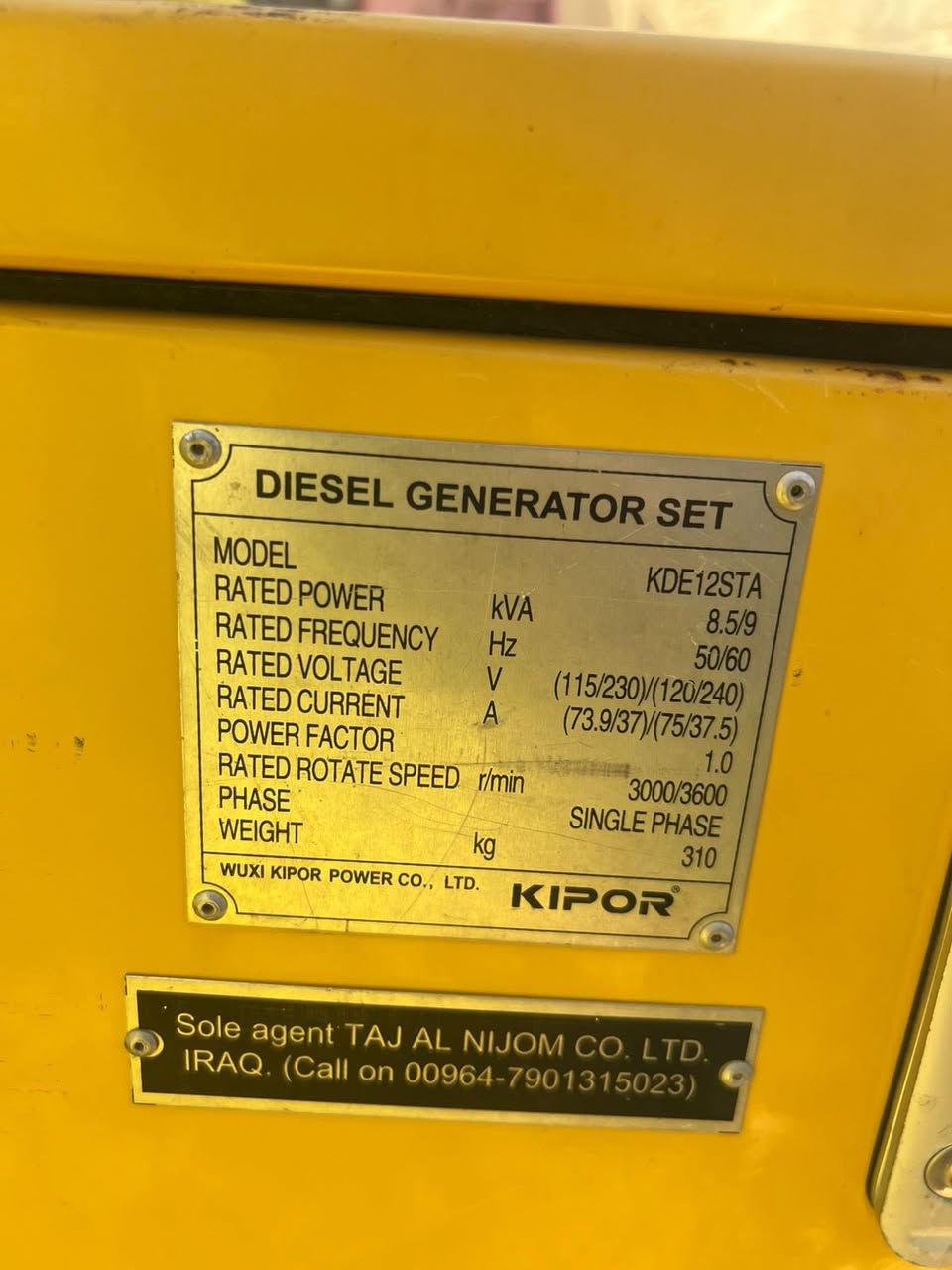 السلام عليكم مولدات للبيع واحد كيبور  والثاني كامه بلاديات بحاله الزيرو ع الشركه بعدهن العنوان صلاح الدين قضاء الضلوعيه 
7823731719


**إذا كنت صاحب هذا الإعلان وتريد حذفه لأي سبب، رجاءا أرسل رسالة إلى الدعم الفني**