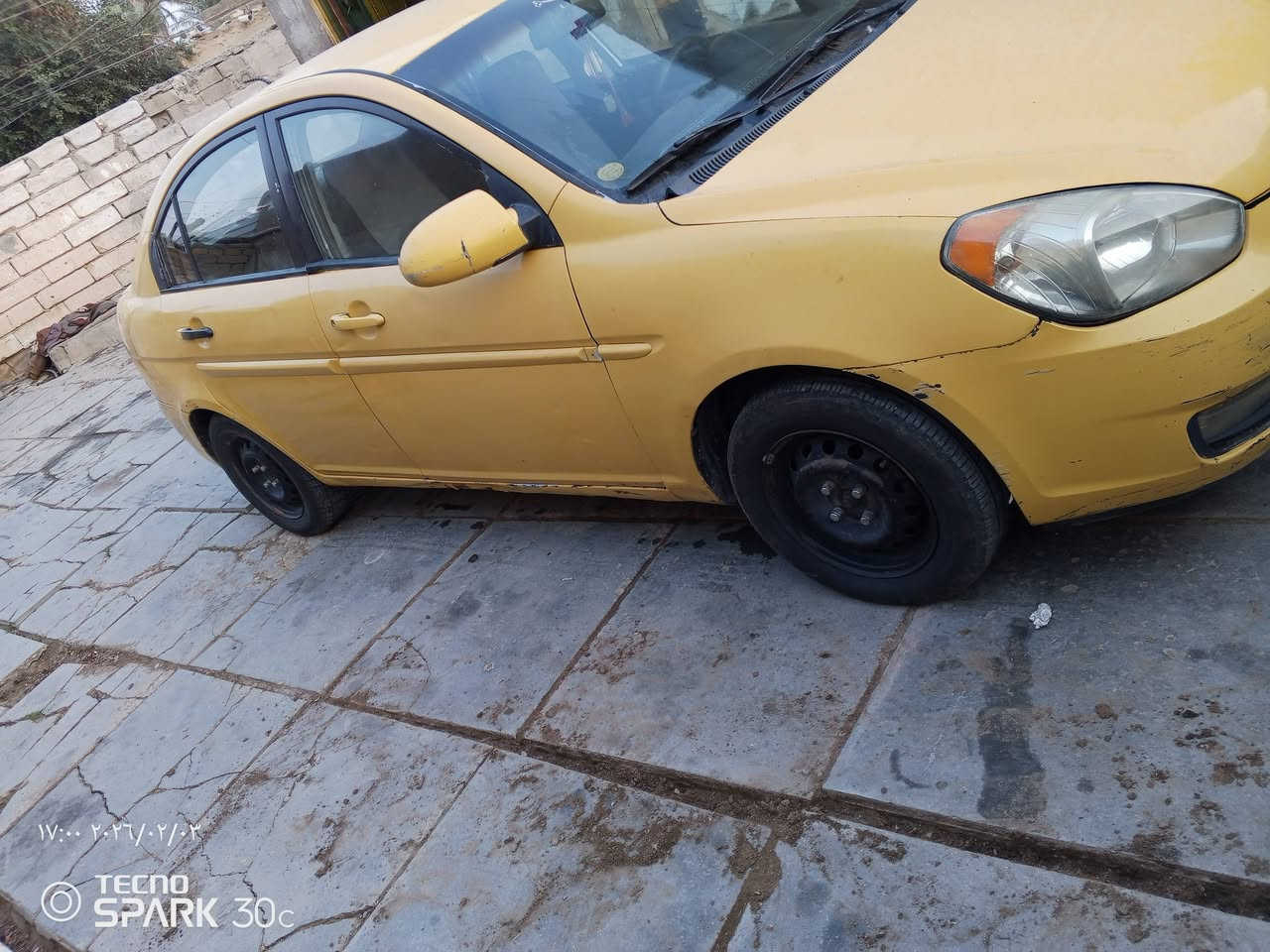 اكسنت موديل 2009 وارد امريكي اسمي جاهزه حداديه تخم تايرات مكينه جديده ***********
