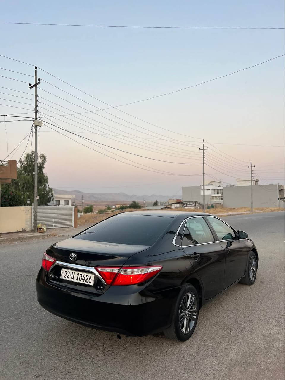 ‎کوردی  
 
‎تۆیۆتا کامری 
‎وارد ئەمریکی 
‎مۆدیل /٢٠١٧ 
‎مواسفات LE
‎مەکینە V4,2.5 
‎ڕەقەم سەنەوی نوێیە  ٤ پارچەی سبوخة
 
‎جەمپێکی خەفیف پێش 
‎ئێڕباگ سوکان شان  

‎ناونیشان كوية 
‎واتساب /*********** 

‎نرخ /   119 وەرقة كويسينجاك, أربيل
