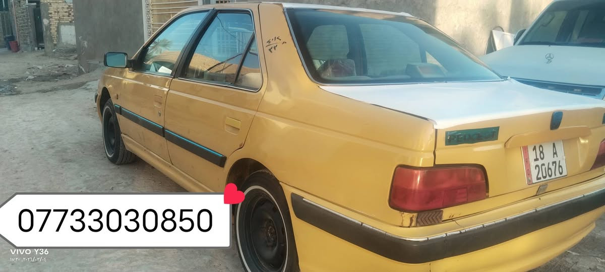 بيجو بارص رقم بابل مصفره هيئه وغرامات تبريد شغال تدفئه شغاله تخم تاير حداديه جديده محرك وكير بحالة جيده مكفوله من الصبغ ماعدا الجاملغ الامامي كهربائيات كلها شغاله الاتصال الرقم موجود بالصور موجوده بمركز الحله. حلة, بابل
