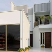واجهة منزل 7 متر مع محل في الغزالية من تصميمي  المهندس عمر العاني  لطل...