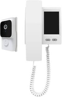 جرس باب ذكي • شاشة 3.5 بوصة • رؤية ليلية