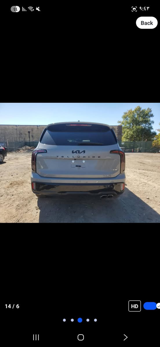 📣اعلان مزاد 📣
كيا تيلورايد 2025 
الضرر :  حادث خفيف جانبي بدون ايرباك   
عداد المسافه : mill 7797
 المحرك : 4 تعمل وتسير
 5 موعد المزاد : 2026/1/5 الساعة  
مدة الوصول 60 يوم الى 75 يوم المنافذ الحدودية

⚠️⚠️

الاستفسار ***********
  
العنوان بغداد / المنصور
