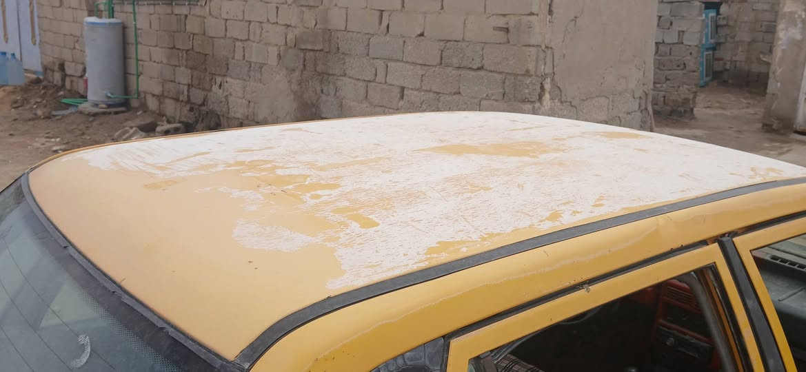 سايبه ١١ معمره تعمير كامل سمكره لكاط خياس ليوم طلعتها من السمكري  السياره فقط عوزها صبغ مكينه وكير ستوني شادهن بجيس كهربائيات كلها شغاله تبريد عوزه كمبريسر فقط دعاميه موجوده مداور ثاني يوم مصفره هيئه وغرامات مالكها يمي يريد مداور السعر 20 ورقه قفل الله شاهد بس تنصبغ تنباع اكثر من هيج مكاني الديوانيه ***********
