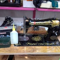 سنجر برطاني • قديم • يدوي وكهرباء