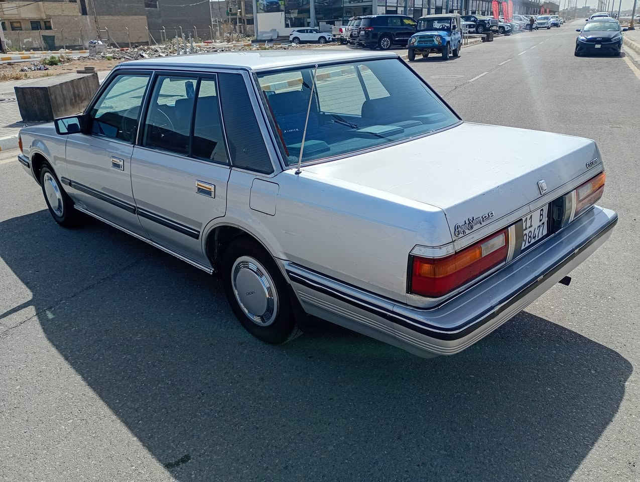 السلام عليكم للبيع سوبر 85 بيها جاملغ واحد كلير بيها قبق الجنطه اثرجراد موبدل بلادي السيارة حته بارد مابيها ماشيه 279 السياره مابيها نقص كلوب كله ع شركه يعني السياره حلوه تخبل السعر75 بيها مجال كولش بسيط عنوان واسط الصويرة فلكه الزعيم ***********
