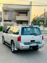للبيع  ارمادا 2008  صبغ حزام اثر جراد  عنوان بغداد  سعر 84 ورقه  07711...