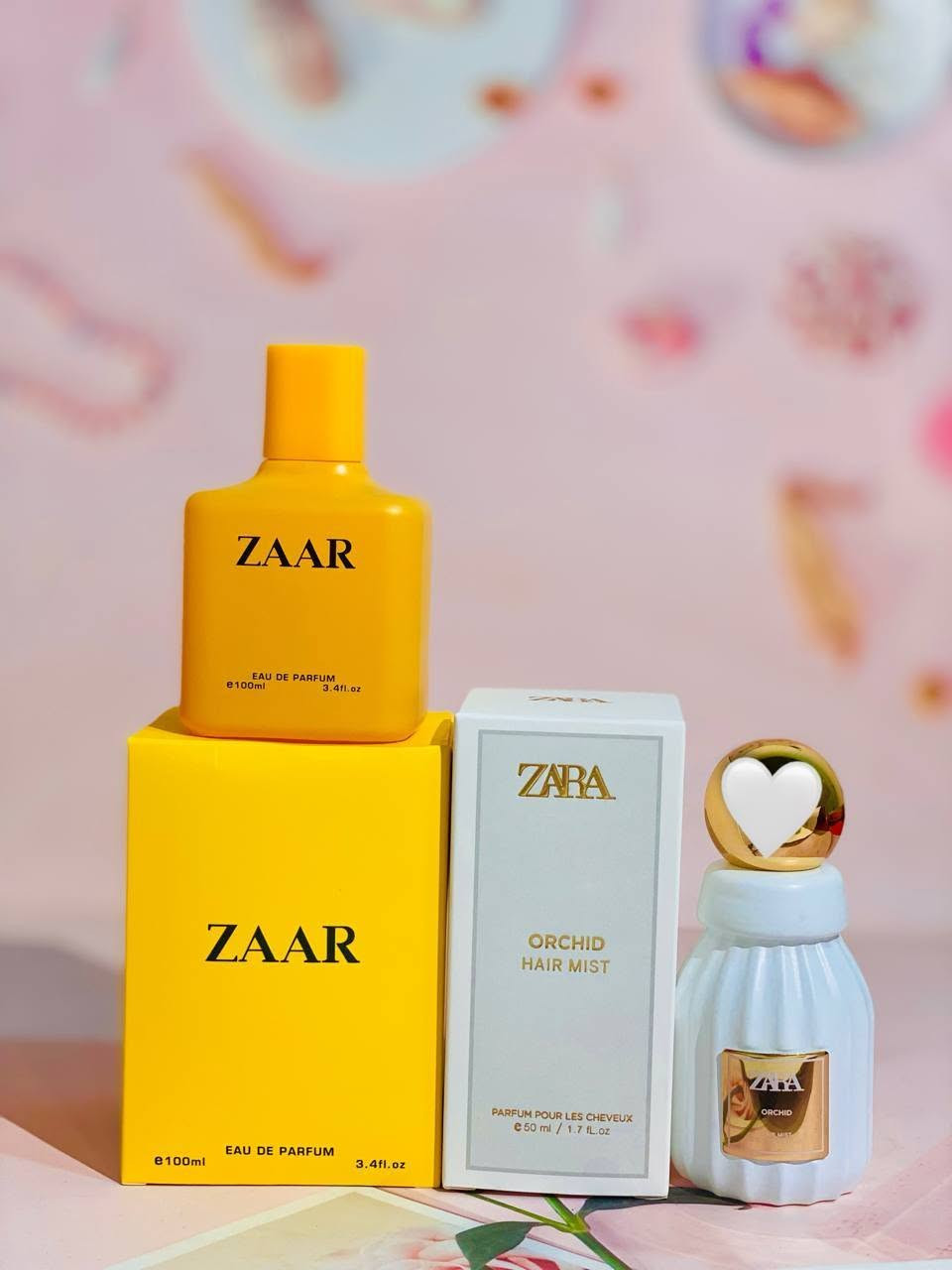 جمعنا لكِ أفخم ثنائي للعناية والجاذبية.. عطر الجسم المركز مع هير مست (معطر الشعر) لحماية شعركِ وبقائه فواحاً طوال اليوم 🎀:

عطر ZAAR الفاخر 🧴 (حجم 100 مل) - تركيز وثبات عالي جداً.

معطر الشعر ZARA 💇‍♀️ (حجم 50 مل) - خفيف على الشعر ويعطي ريحة ونظافة تجنن.

سعر العرض ١٥ الاف


**إذا كنت صاحب هذا الإعلان وتريد حذفه لأي سبب، رجاءا أرسل رسالة إلى الدعم الفني**