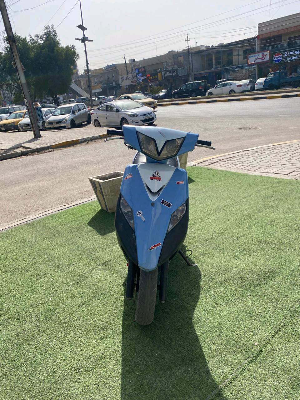 سلام عليكم دراجه ثعلب 
مناقصه شي زوج تايرات جدد 
كهربائيات كله شاغاله اشاير سكن لايت بك لايت كيج البانزين 
مكينه نكره بكل وقت صبح عصر ضهر نكره سلف مناقصه شي 
عنوان بغداد العامريه 