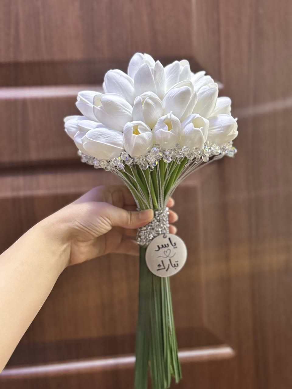 مسكة عروسة 👰🏼 حسب الطلب 

محاط بالزاركون 🎀💎

عدد 35 وردة 

السعر 50 الف مع تعليقة الاسماء 🧊

للحجز مراسلة الصفحة 🎗️


**إذا كنت صاحب هذا الإعلان وتريد حذفه لأي سبب، رجاءا أرسل رسالة إلى الدعم الفني**