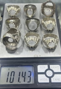 101 غرام فضه قوالب صياغات يدوي 925 و 950 سعر الغرام 5500 الف موجود توص...