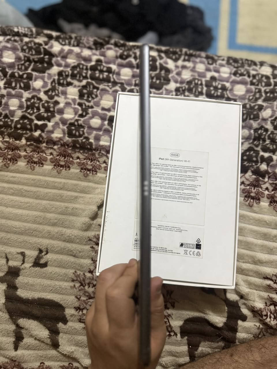 ايباد 9
ذاكره 64 
نضافه الجهاز 85‎%‎
وجهاز على وضع الشركه وياه كرتون وكيبل سعر 250


**إذا كنت صاحب هذا الإعلان وتريد حذفه لأي سبب، رجاءا أرسل رسالة إلى الدعم الفني**