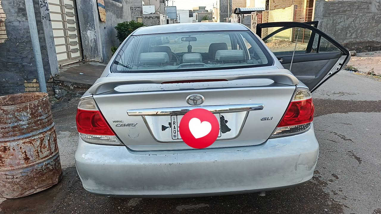كامري 2006 وارد خليجي بدون حادث وبدون صبغ ارقام بغداد سيارة على الوضع البلادي الماني بيها جراد بل بنيد وبل صندوق محرك 4 سلندر السعر 100$  لايوجد تواصل على الفيس على هذا الرقم فقط ***********
المكان الانبار الفلوجة
