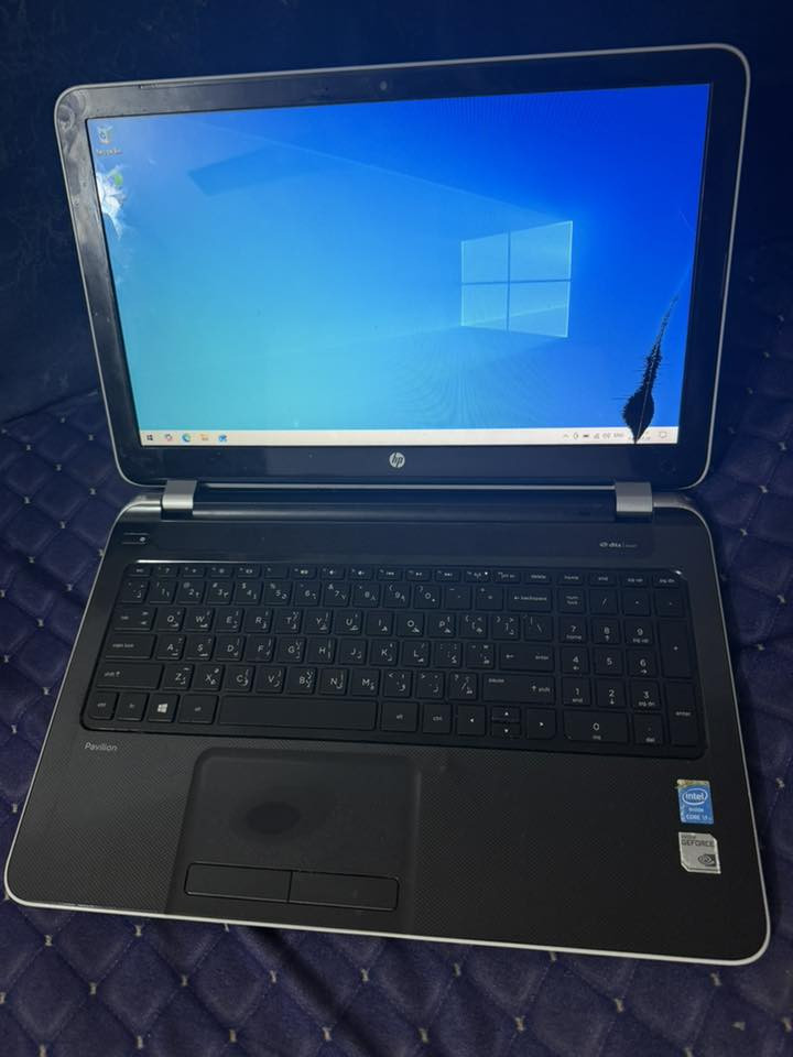 لابتوب HP نوع بافيلون بروسيسور core i 7 جيل رابع ram 4GB الهارد اس اس دي 256 كرت شاشه داخلي انتل وكرت شاشه خارجي نفيديا جي فورس شاشه 15 انج جهاز نظيف ومرتب بطاريته جديده تشتغل من ساعه الى ساعتين حسب الاستخدام شاحنه اصليه وكارتونه وياه بي ضربه بشاشه مبينه بالصور جهاز كلش سريع بالاستخدام السعر 90 الف قفل بدون عمله مكاني بغداد جديده للاستفسار *********** سبب البيع ممحتاجه واشتريت احدث
