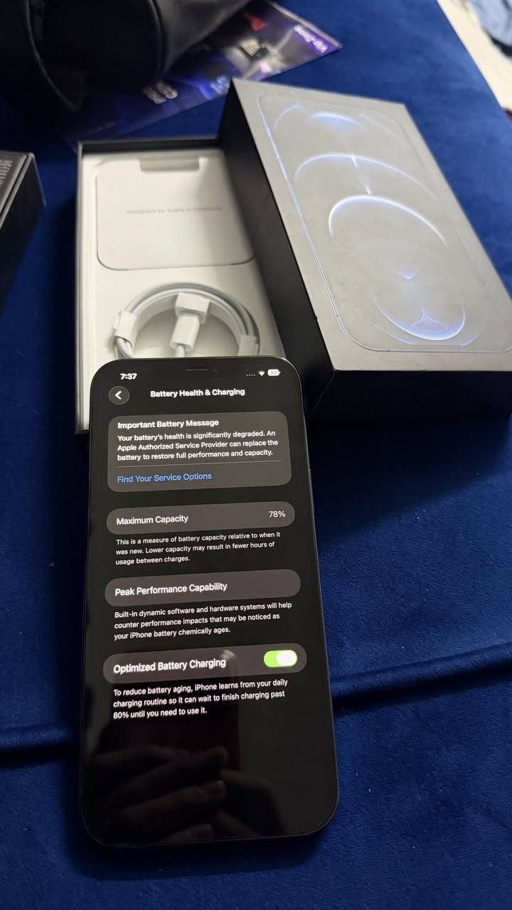 سلام عليكم
ايفون 12 pro Max 
ذاكرة 256 
بطاريه 78 جديد ممبدل بي شي بعده ضد المي
السعر 450 الف قفله


**إذا كنت صاحب هذا الإعلان وتريد حذفه لأي سبب، رجاءا أرسل رسالة إلى الدعم الفني**