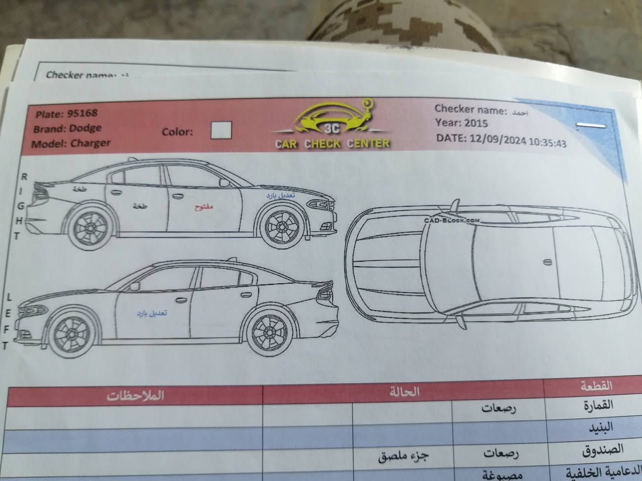 عندي دوج جارجر لون ابيض
صار بيها بالعراق باب مبدل الايمن وجاملغ صبغ بدون فتح
سياره حلوه مال جناي باسمي 
ماشيه 200 ميل
موديل2015
گير محرك ما مفتوح شرط كفاله
تخم تاير جديد وحداديه 90 بالمية 
لايتات زينون
تبريد ثلج 
رقم سنويه هزه جديده
سياره بسمي
تحويل ب نفس اليوم
رايدها 173 بي مجال للطيبين
مكان البصرة معمل الورق
واتساب ***********

